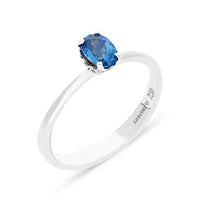 Blue Sapphire Birthstone Ring