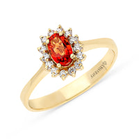 Birthstone Sapphire Flower Shaped Ring