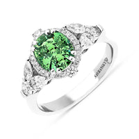 Oval Cut Natural Alexandrite Ring - 2.77 Carat