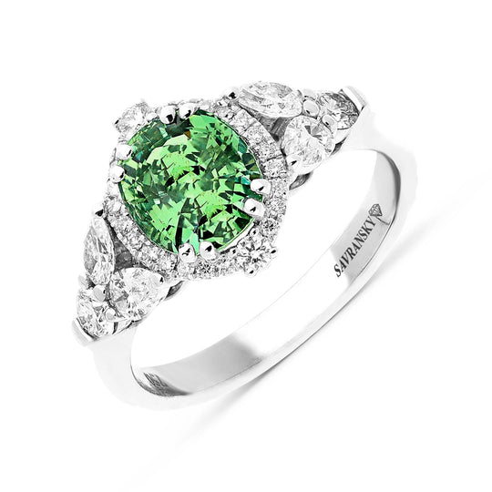 Oval Cut Natural Alexandrite Ring - 2.77 Carat