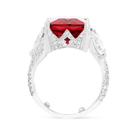 Maroon Tourmaline Cocktail Ring - 12 Carat