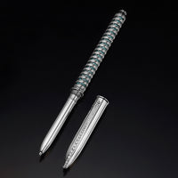 Emerald and Diamond Twist Pen