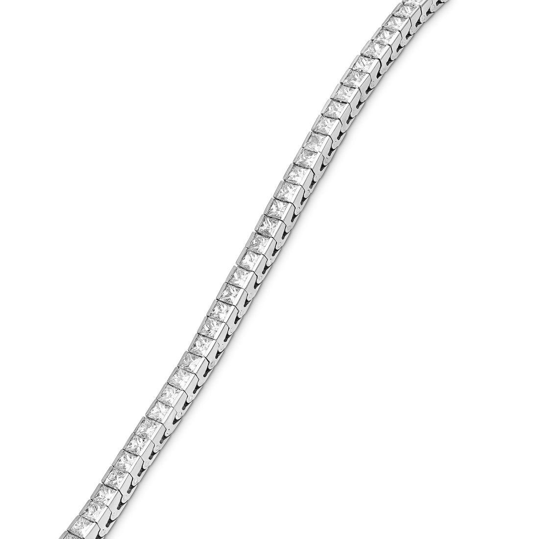 Channel Set Diamond Tennis Bracelet - 8.3 Carat
