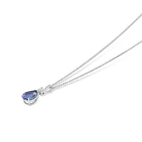 Pear Shaped Violet Tanzanite Pendant - 3.25 Carat