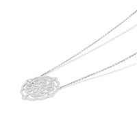 Filigree Diamond Pave Pendant - 1.4 Carat