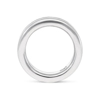 Spinning Wedding Band Ring in Black Diamonds