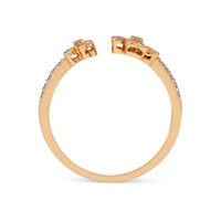 Flower Shaped Open Ring