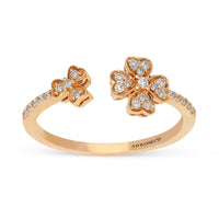 Flower Shaped Open Ring
