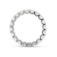 White Gold Eternity Band Ring