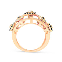 Art Deco Rose Gold Diamond Ring