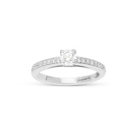 Classic Solitaire Four Prong Diamond Engagement Ring