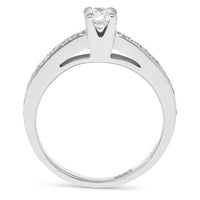 Classic Solitaire Four Prong Diamond Engagement Ring