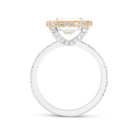 Radiant Cut Diamond Engagement Ring - 4.11 Carat
