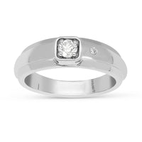 Flush Diamond Wedding Band