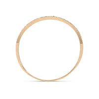 Rose Gold Diamond Pave Ring Band