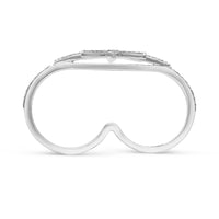 North Star Invisible Pave Diamond Double Ring