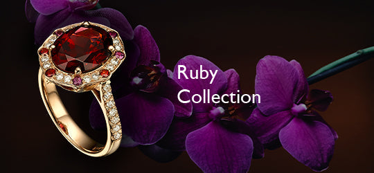 Shop now for  a unique jewelry from  Savransky private jeweler Ruby Collection 