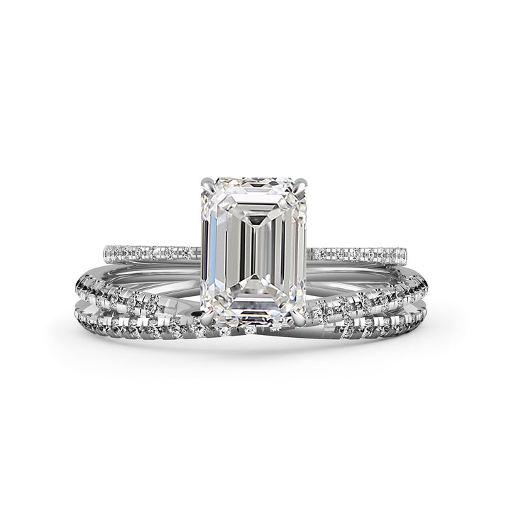  Engagement And Wedding Ring Set  - 722 By Savransky Private Jewler