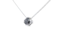 Classic Split Bezel Black Diamond Pendant - 1.6 Carat