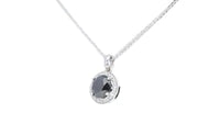 Classic Black Diamond Pendant Necklace - 1.7 Carat