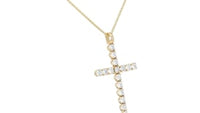 Small Diamond Cross Pendant - .68 Carat