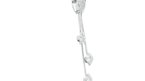 Platinum Swinging Diamond Necklace - .68 Carat