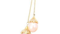 Pearl & Diamond Lariat Necklace