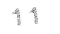Mini Diamond Linear Drop Earrings - .4 Carat