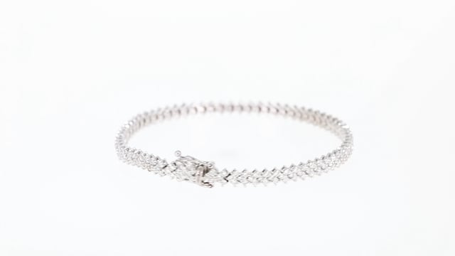 Chevron Diamond Bracelet - 2.5 Carat