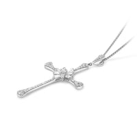 Delicate Diamond Cross Pendant