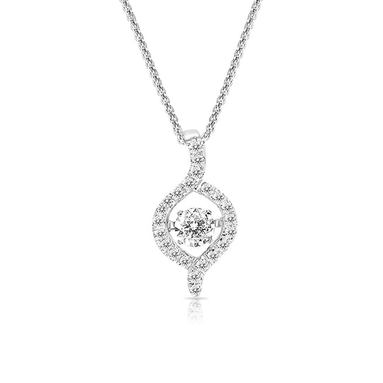 Diamond Pendant Necklace - .18 Carat