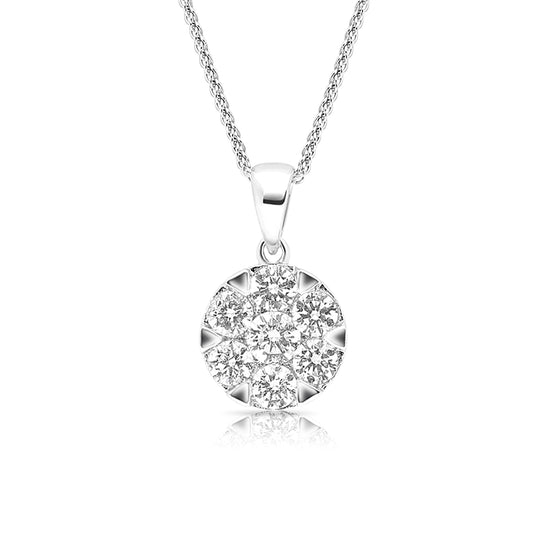 Diamond Frame Pendant - .64 Carat