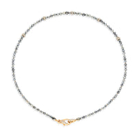 Gray Diamond Beaded Necklace - 48 Carat
