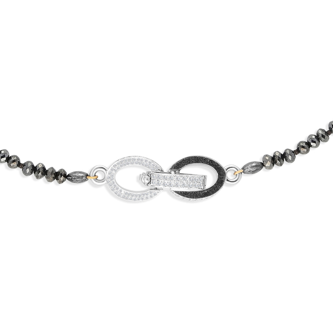 Black Diamond Beaded Necklace - 53.3 Carat