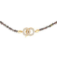 Fancy Reddish Brown Diamond Beaded Necklace - 69.43 Carat