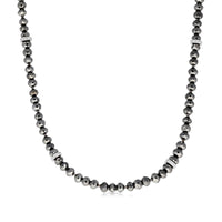 Black Diamond Beaded Necklace - 67 Carat