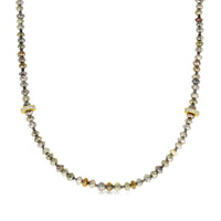 Multicolor Diamond Beaded Necklace - 47.9 Carat