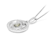 Fancy Color Diamond Pear Shaped Pendant - 1.5 Carat