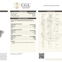 Diamond Solitaire Studs in Split Bezel Setting - 0.7 Carat