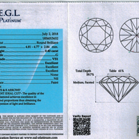 Yellow Gold Round Diamond Studs in a Split Bezel Setting - 0.9 Carat