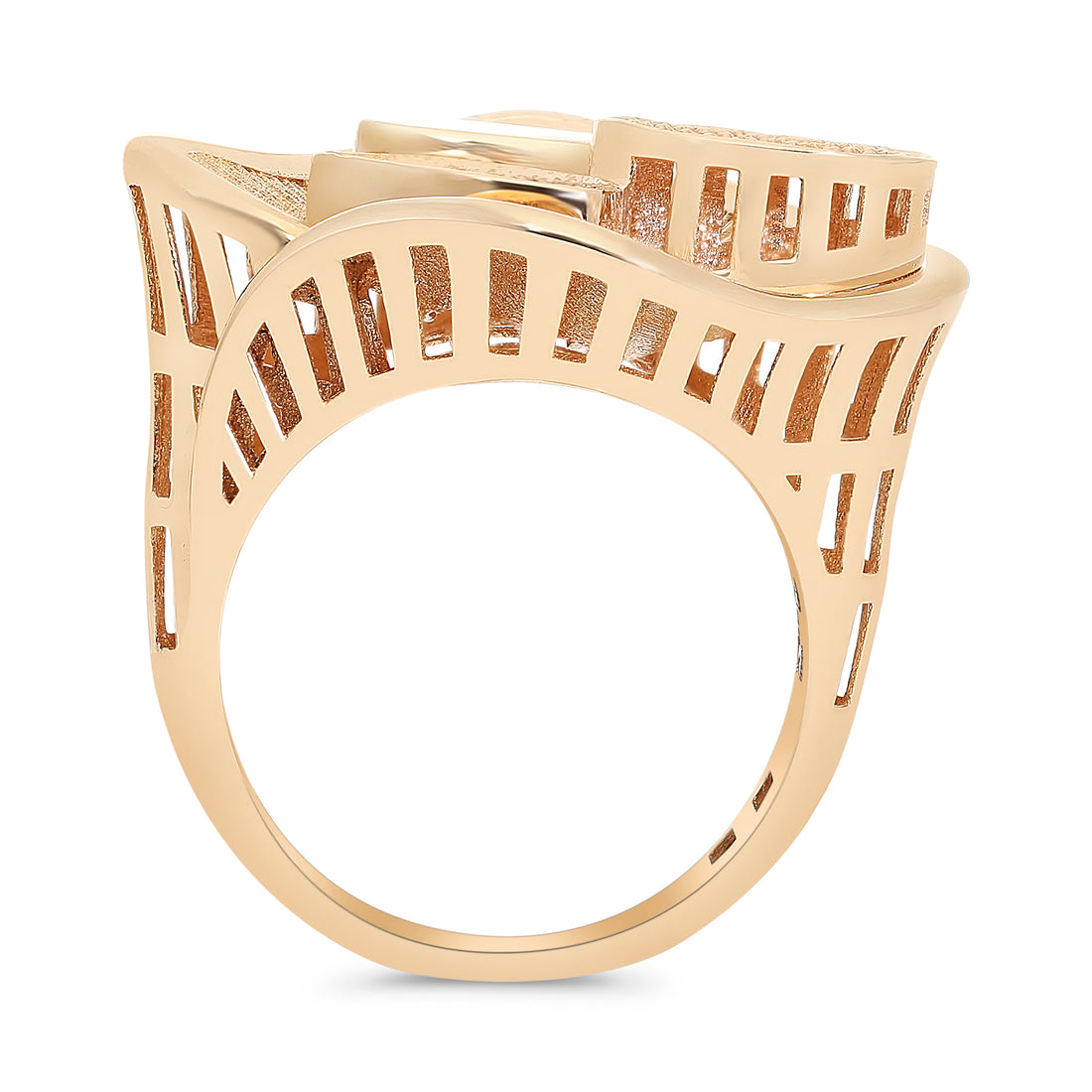 Modern Cathedral Urban Statement Ring