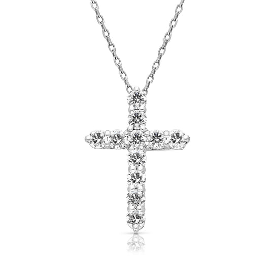 Small Cross Pendant - .61 Carat