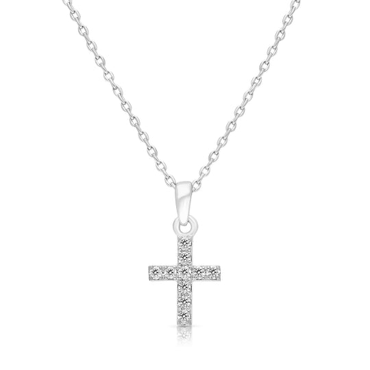 Extra Miniature Cross Pendant - .15 Carat