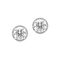 Diamond Halo Studs - 4.20 Carat