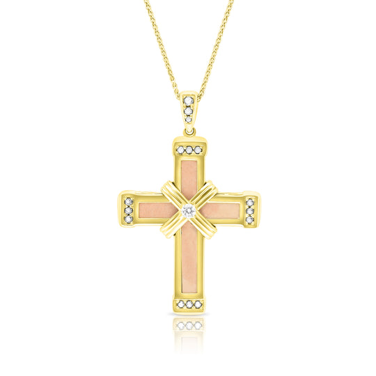 The Eternity Classic Cross - Yellow Gold