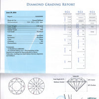 Round Brilliant Cut Diamond Square Earring - 1.3 Carat