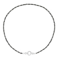 Black Diamond Beaded Necklace - 53 Carat