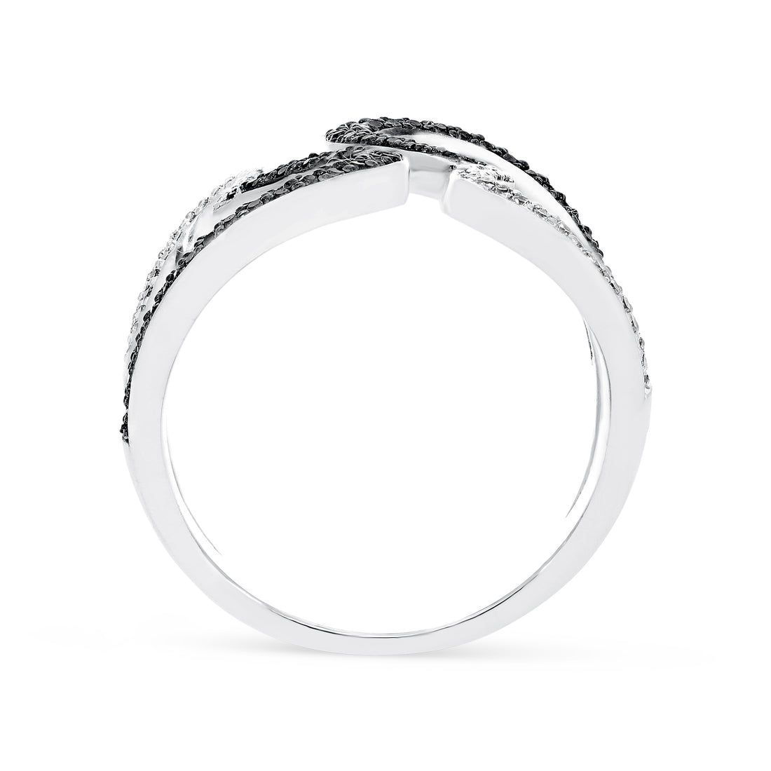 Black Diamond Love Ring