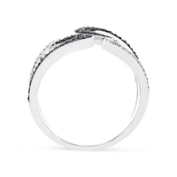 Black Diamond Love Ring