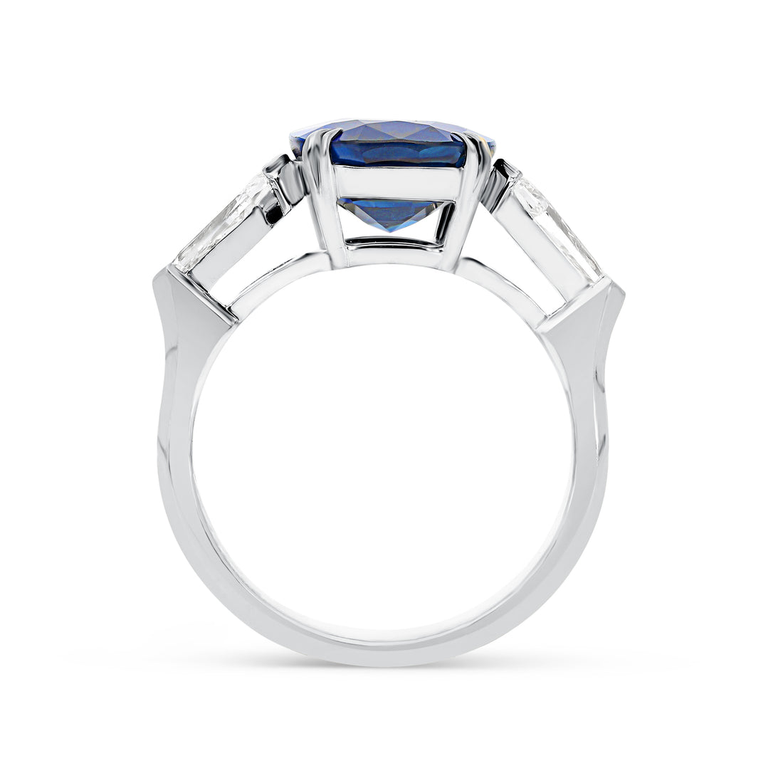 Blue Sapphire Birthstone Ring - 6.2 Carat